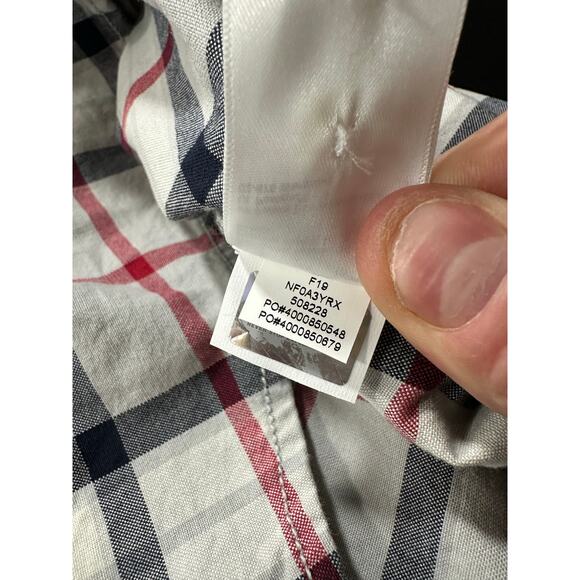 North Face Men’s Stayside Chamois Flannel Shirt Plaid Size Large Cotton - Picture 7 of 12